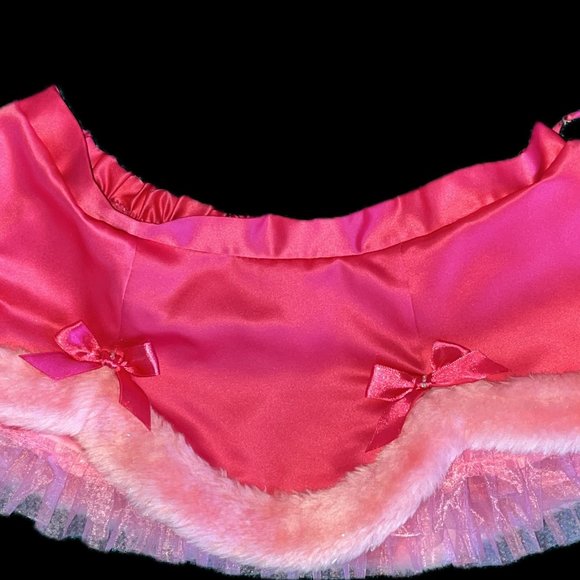 Victoria's Secret "Sexy Little Things" Limited Edition Skirt Pink Faux Fur OS - Picture 10 of 11